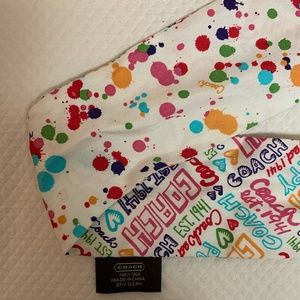 Coach Silk Skinny Scarf